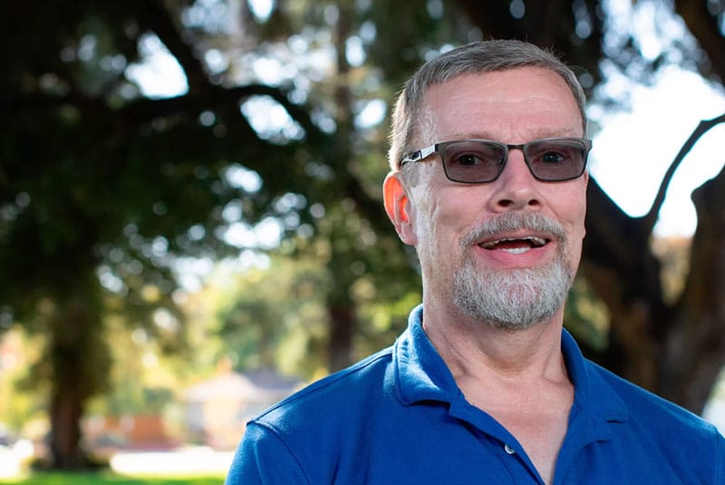 dental implant patient roald from glen dental