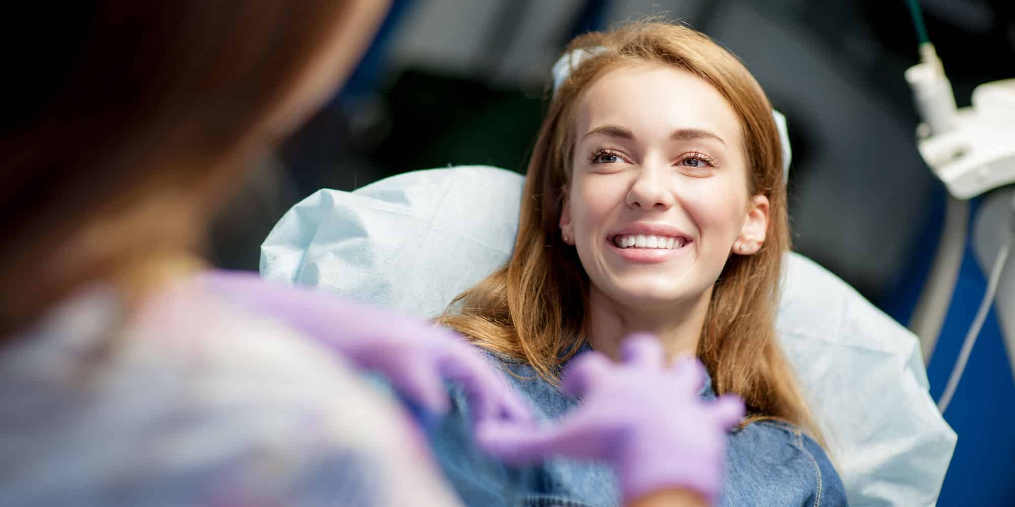 crown patient discussing procedure